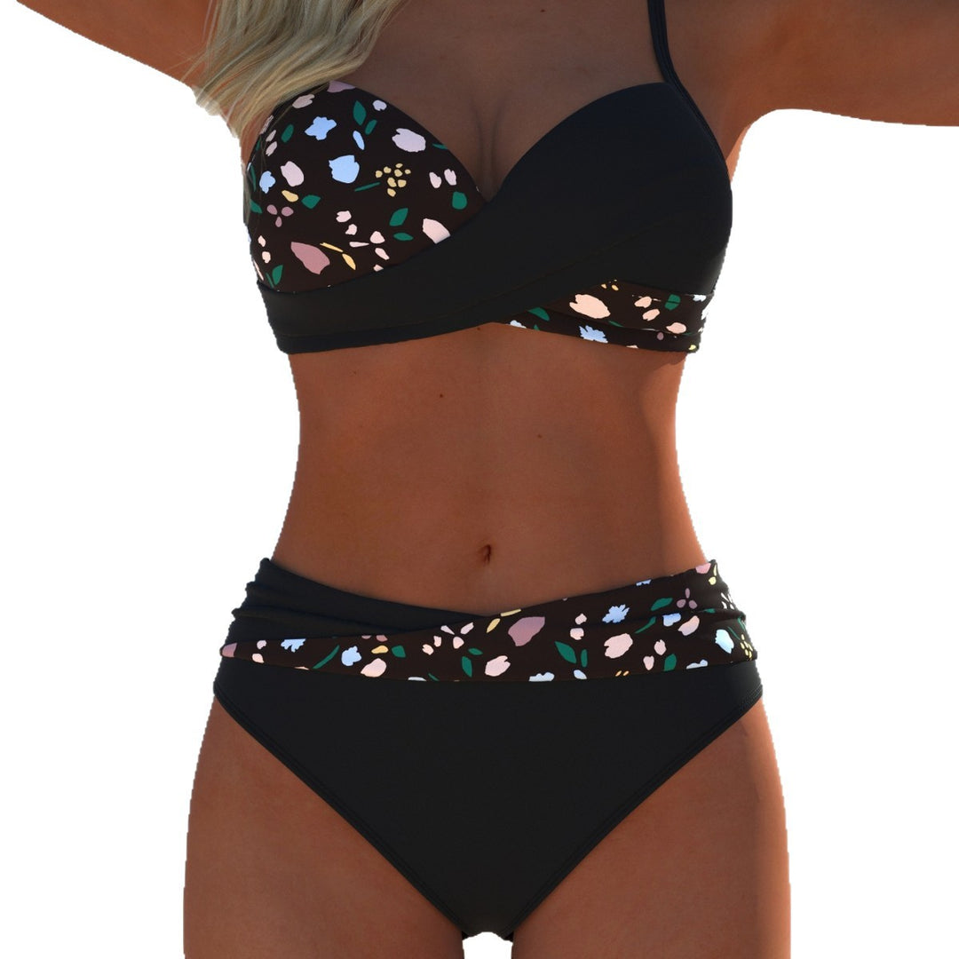 Damen Bikini-Set mit elegantem Balconette-Oberteil und hohem Taillenschnitt Echo Archiv