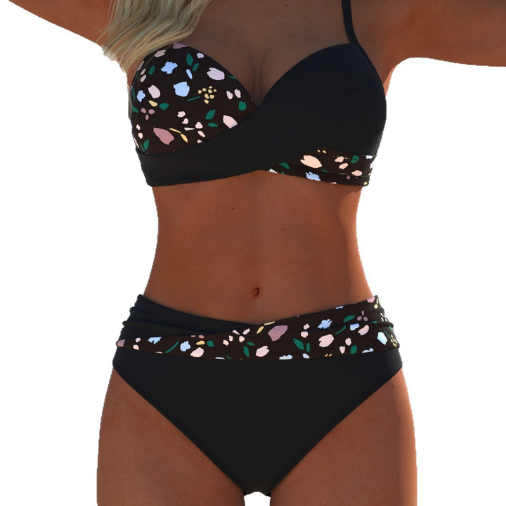 Damen Bikini-Set mit elegantem Balconette-Oberteil und hohem Taillenschnitt Echo Archiv