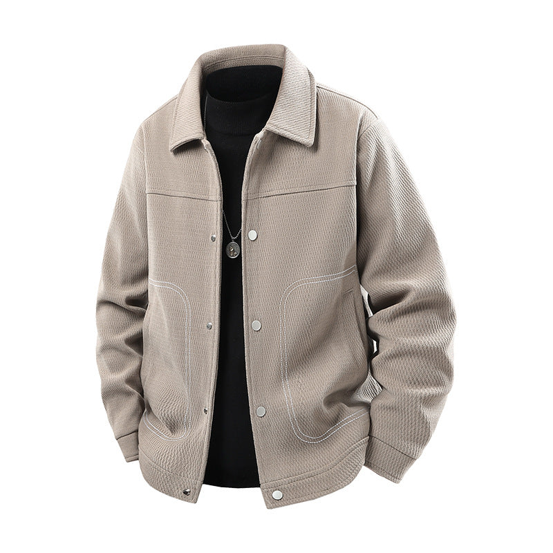 Herren Freizeitjacke mit großzügigen Taschen und eleganter Textur Echo Archiv