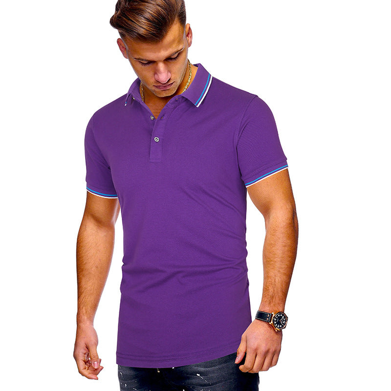 Herren Poloshirt mit Echoarchivrnen Akzenten Echoarchiv