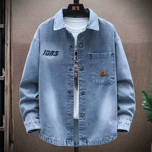 Herren Urban Denim Overshirt Echo Archive