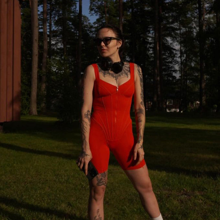 Damen figurformender Jumpsuit Echo Archiv