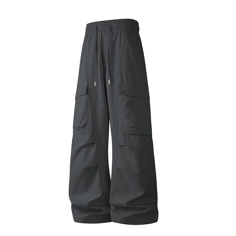 Herren Baggy-Cargo-Hose mit tiefem Schritt, Oversized-Silhouette und aufgesetzten Utility-Taschen Echo Archiv