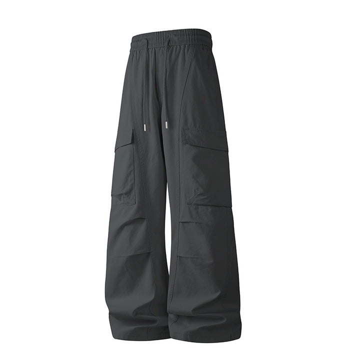 Herren Baggy-Cargo-Hose mit tiefem Schritt, Oversized-Silhouette und aufgesetzten Utility-Taschen Echo Archiv