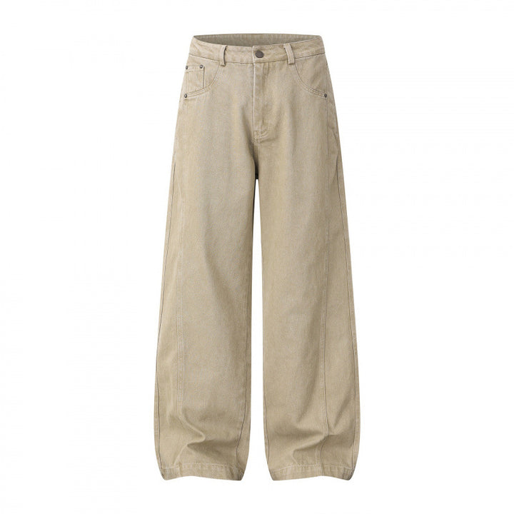 Damen Weite Highwaist-Ballonhose aus Baumwollmischung mit kastiger Silhouette Echo Archiv