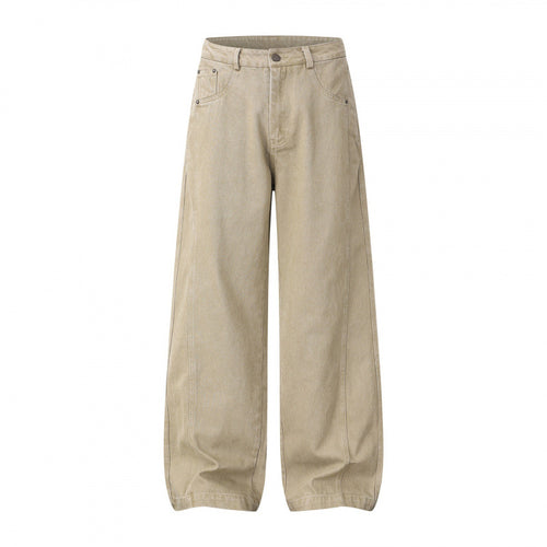 Damen Weite Highwaist-Ballonhose aus Baumwollmischung mit kastiger Silhouette Echo Archiv