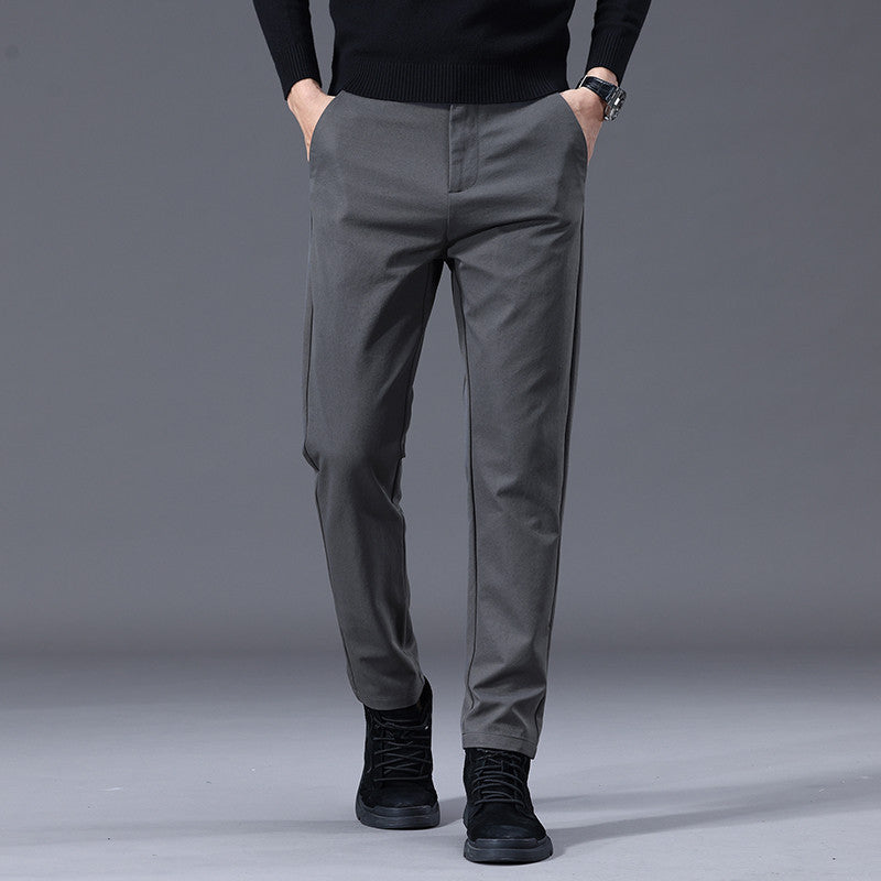 Herren entspannte Slim-Fit Hose mit praktischen Eingrifftaschen Echoarchiv