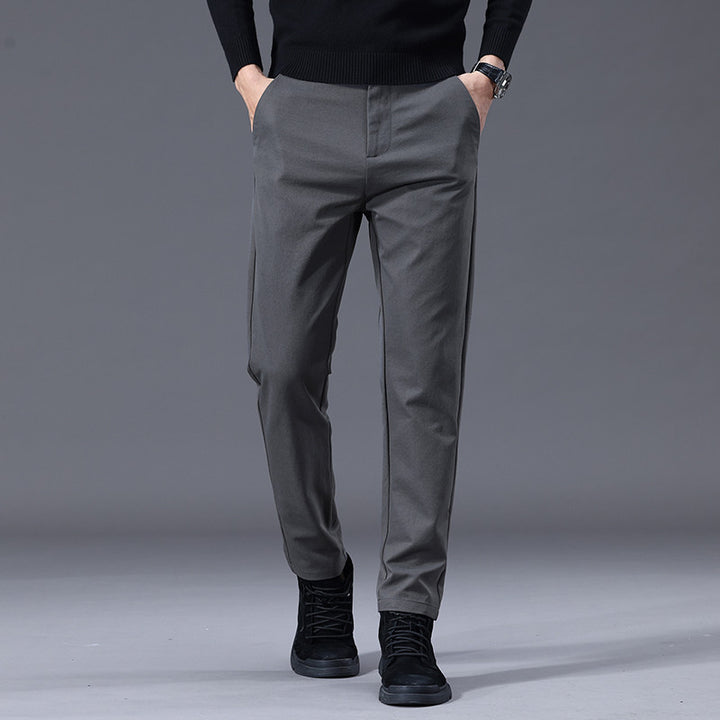 Herren entspannte Slim-Fit Hose mit praktischen Eingrifftaschen Echoarchiv