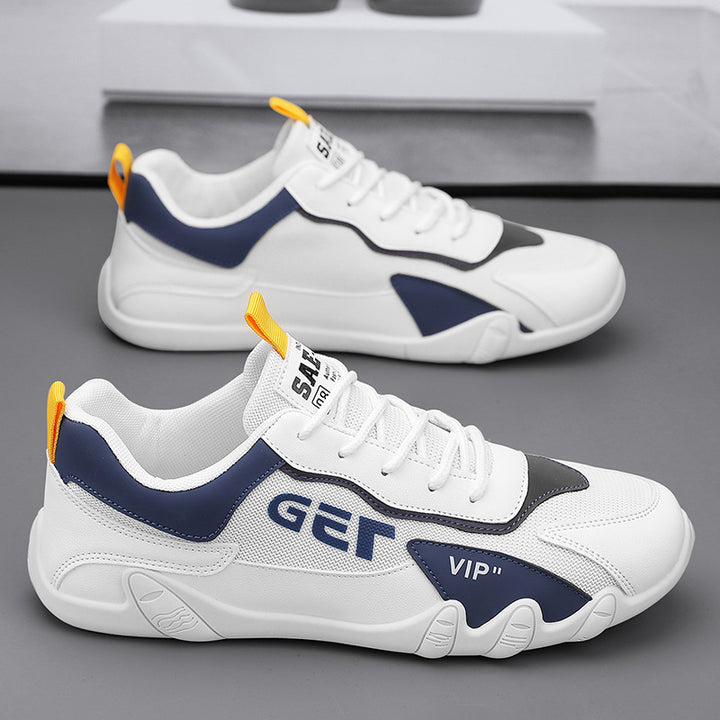 Herren Atmungsaktive Retro-Low-Top Sneaker mit gepolsterter Laufsohle Echoarchiv