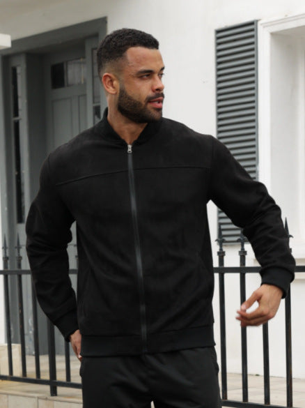 Herren lässige Sweatjacke im sportiven Design mit praktischen Taschen Echoarchiv