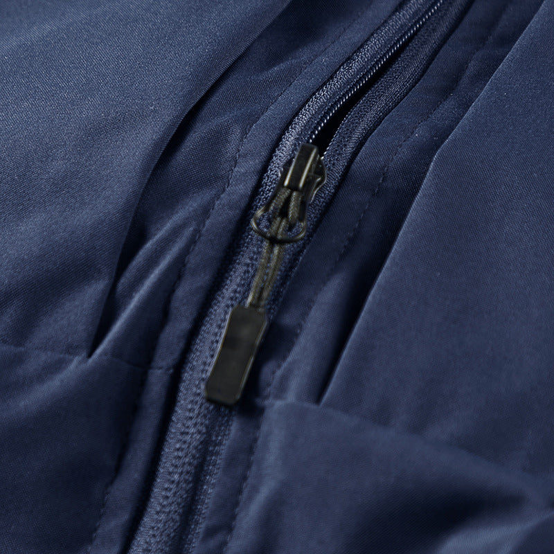 Herren Leichte Softshell-Outdoorweste mit Mesh‑Futter, Reißverschlusstaschen und Stehkragen – Marzano