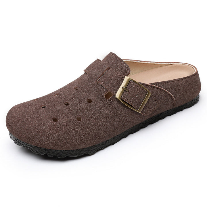 Damen nan lässiger Clog-Slipper mit verstellbarer Schnalle und ergonomischem Komfortfußbett Echo Archiv