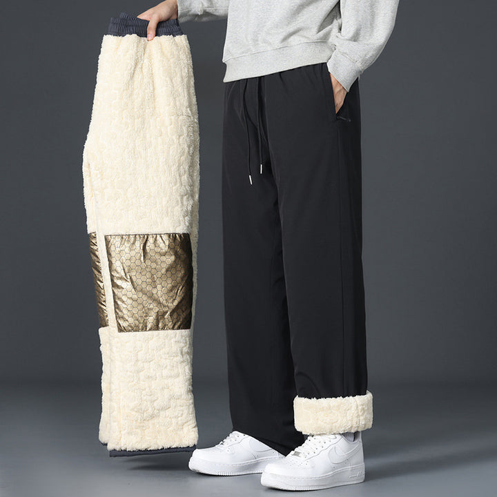 Herren Urbaner Fleece-Overalls mit praktischem Reißverschluss