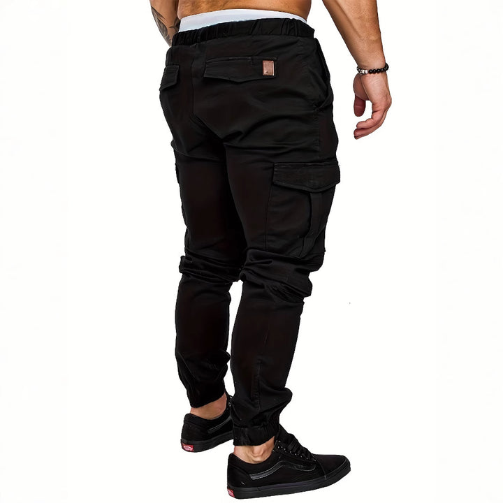 Herren Cargo-Jogginghose mit funktionalen Seitentaschen und elastischem Bund Echoarchiv