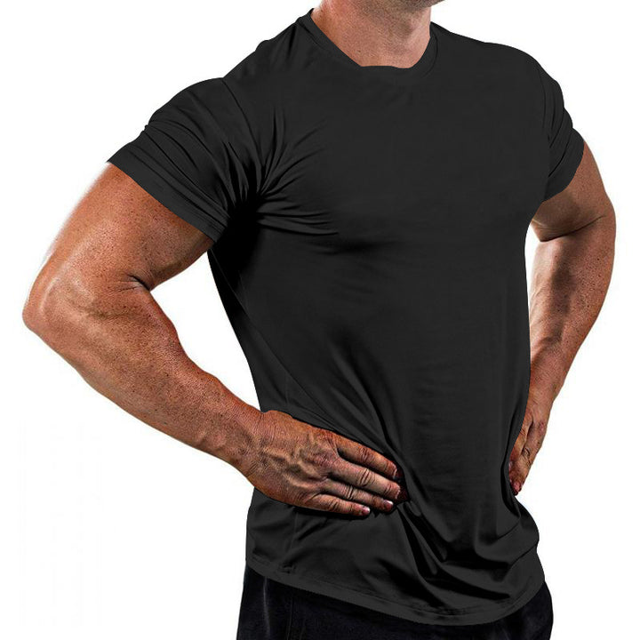 Herren Sportliches Funktionsshirt mit atmungsaktiver Textur Echoarchiv