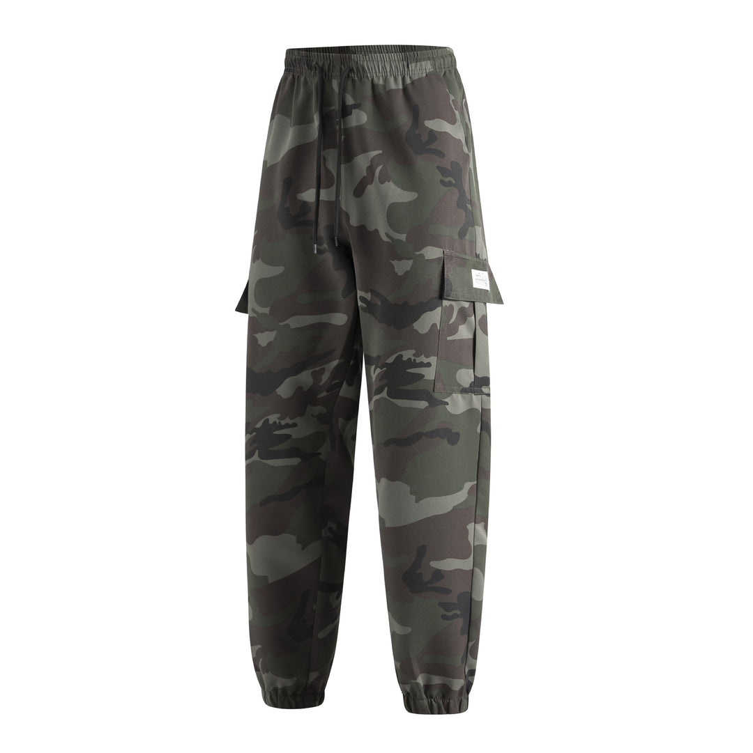 Herren Cargojogginghose mit elastischem Bund, Multifachtaschen & Bündchen Echo Archiv