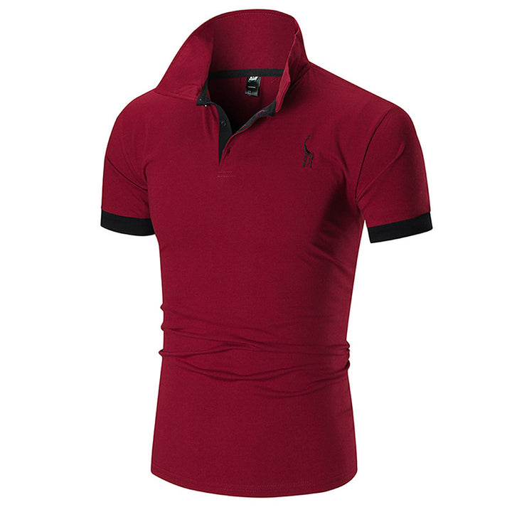 Herren Poloshirt mit modernem Kragen und figurbetonter Passform Echoarchiv