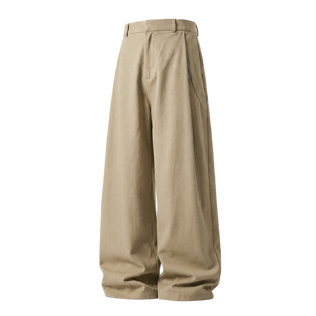 Damen Extraweite High‑Waist Palazzohose im fließenden Weitbein‑Schnitt mit Bundfalten und Schrägtaschen Echo Archiv