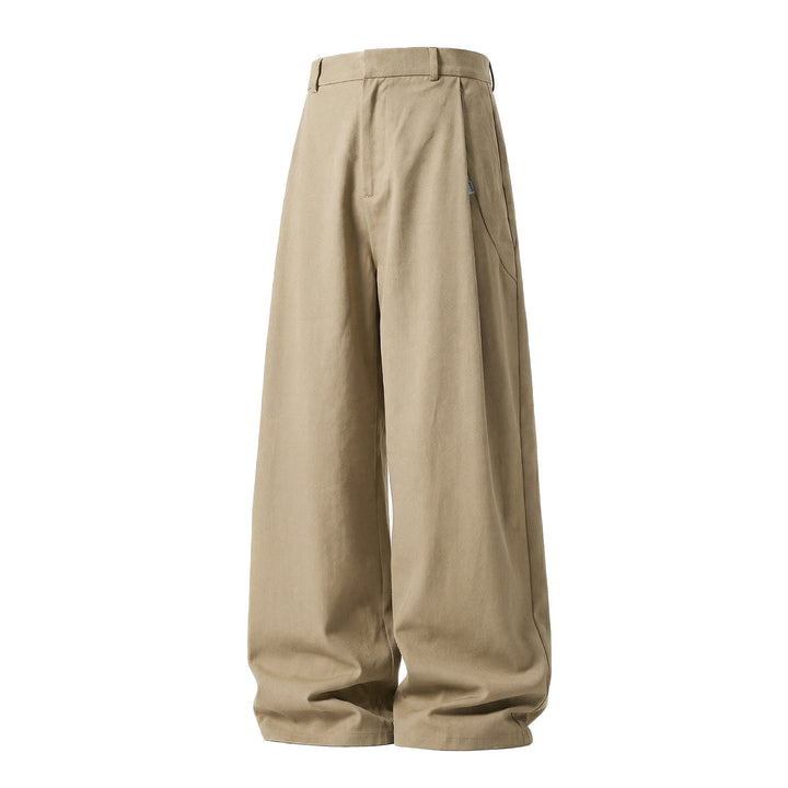 Damen Extraweite High‑Waist Palazzohose im fließenden Weitbein‑Schnitt mit Bundfalten und Schrägtaschen Echo Archiv