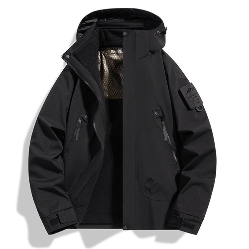 Damen Wasserabweisende Softshell-Funktionsjacke mit verstellbarer Kapuze, winddichter Membran und schrägen Reißverschlusstaschen Echo Archiv