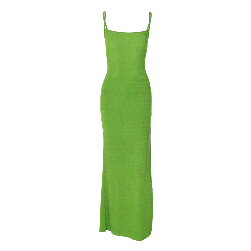 Damen Langes Abendkleid mit elegantem Trägerdesign und figurbetonter Silhouette Echo Archiv
