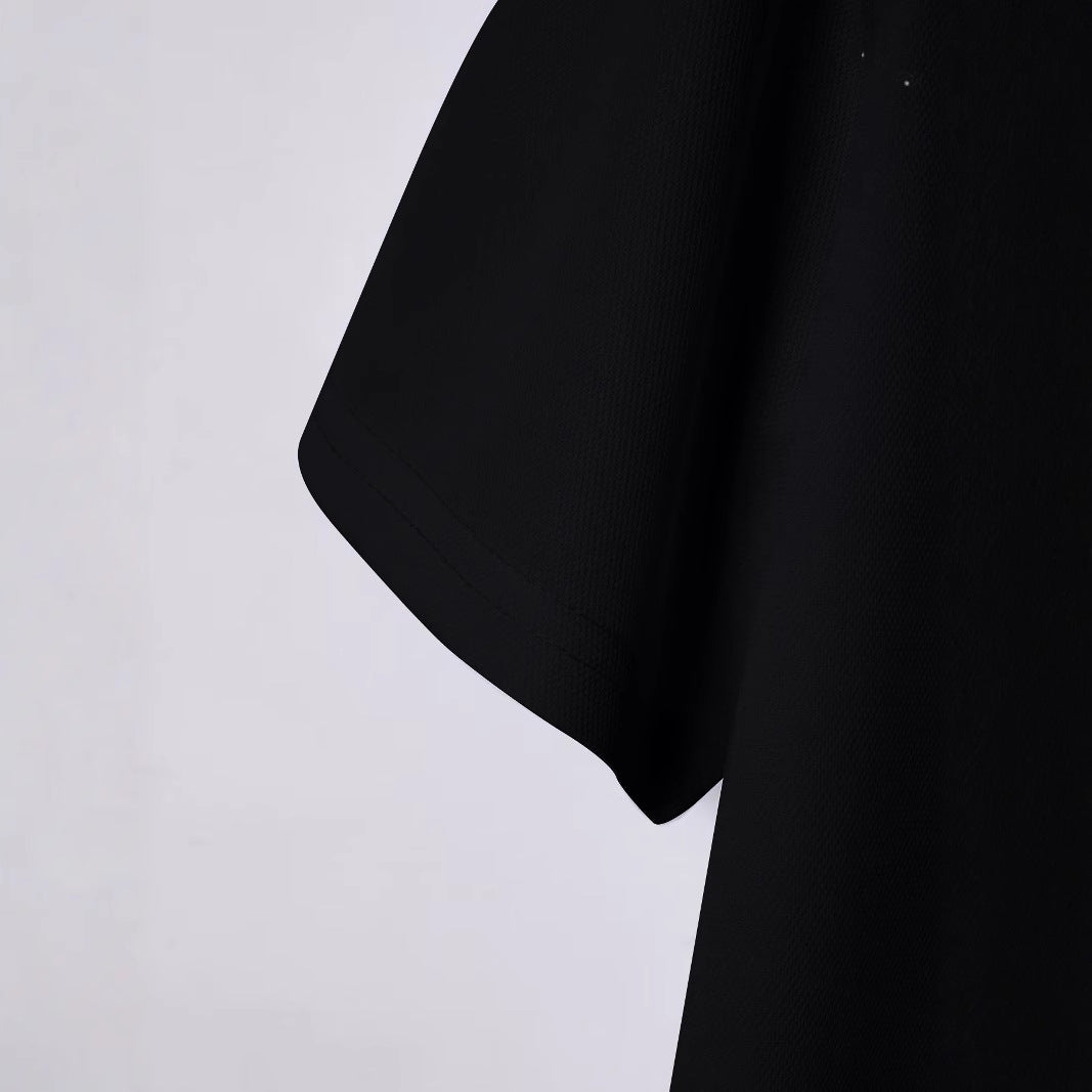 Herren Kurzarm Poloshirt mit stilvollem Grafikdesign Echoarchiv