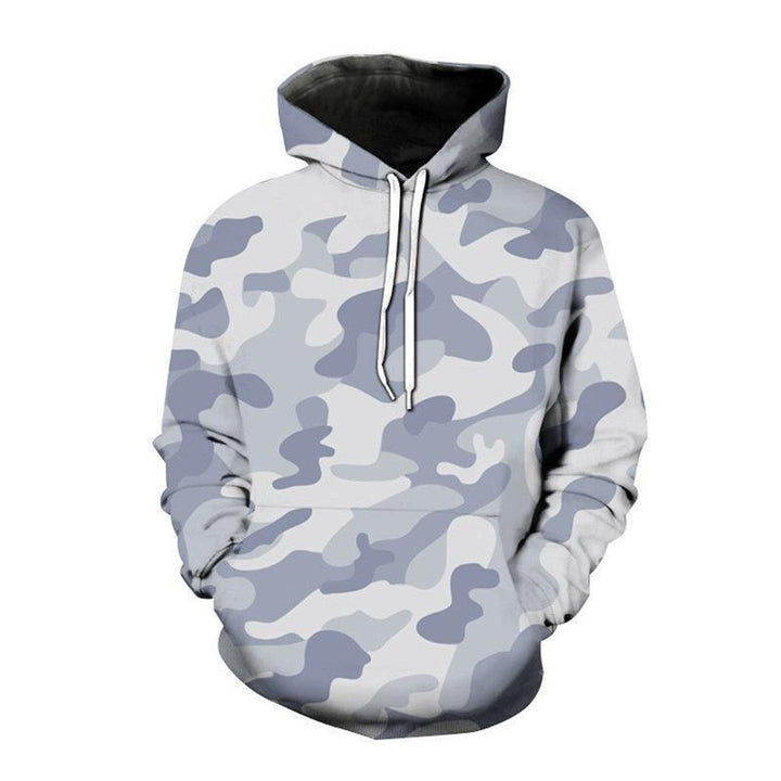Damen Kapuzenpullover mit modernem Camouflage-Muster Echoarchiv