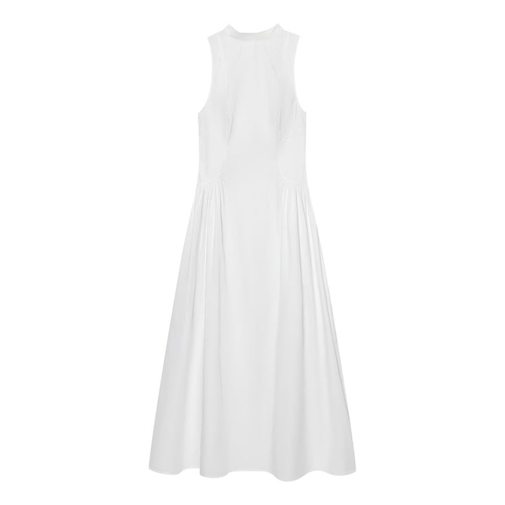 Damen Maxikleid mit elegantem Rundhalsdesign und fließendem Schnitt Echo Archiv