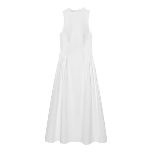 Damen Maxikleid mit elegantem Rundhalsdesign und fließendem Schnitt Echo Archiv
