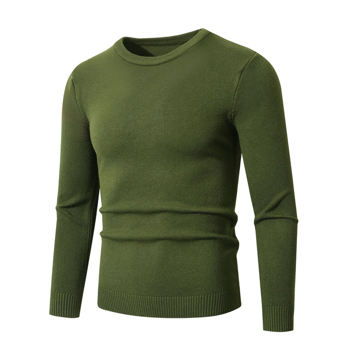 Herren Feinstrickpullover mit klassischem Rundhalsausschnitt Echoarchiv