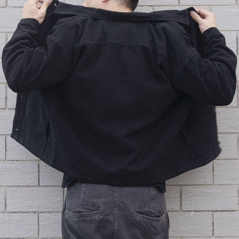 Herren Lässige Shirtjacke Echoarchiv