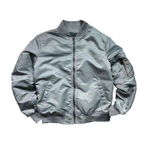 Herren nan urbaner Nylon-Bomber mit schlanker Silhouette, Ärmeltasche und windabweisender Außenhülle Echo Archiv