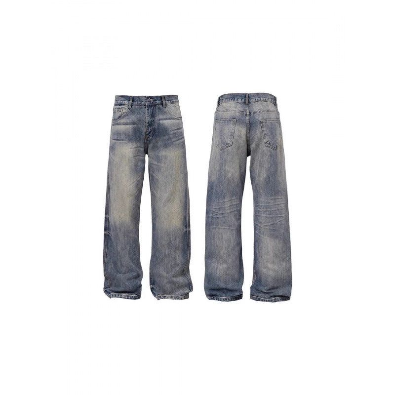 Damen Weit geschnittene Vintage Denim-Jeans Echo Archiv