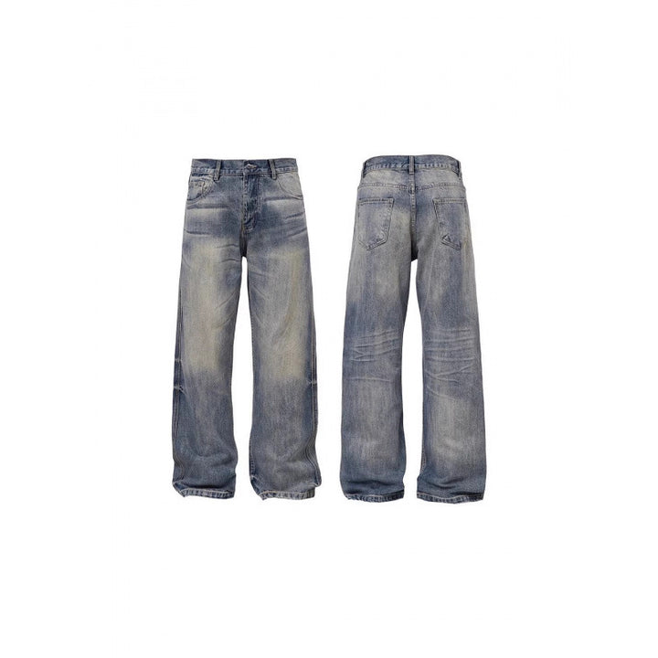 Damen Weit geschnittene Vintage Denim-Jeans Echo Archiv