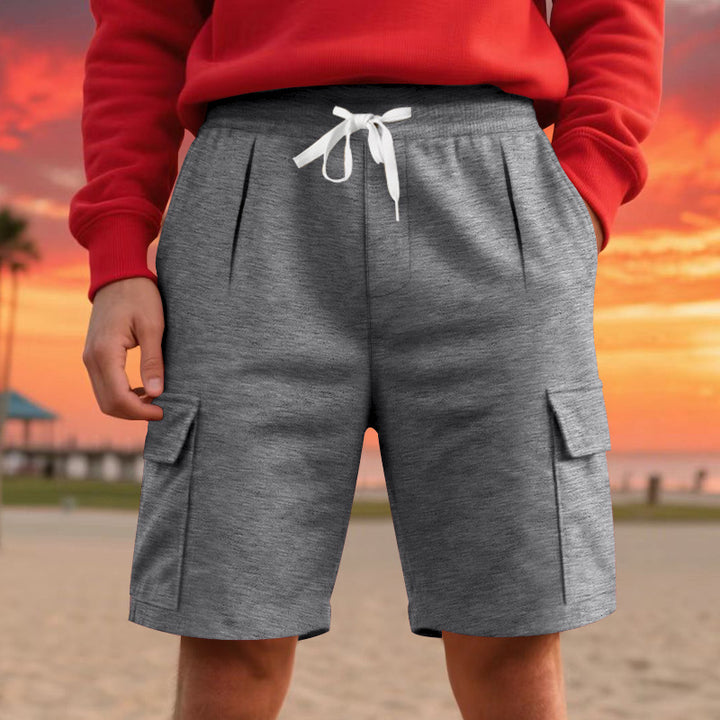 Herren Sportliche Cargo-Shorts mit elastischem Bund und praktischen Taschen Echoarchiv