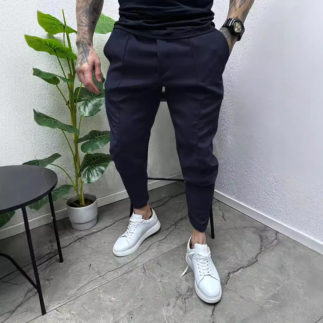 Herren maßgeschneiderte Stretch-Performance-Hosen Echoarchiv