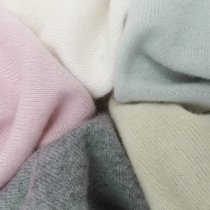Damen Feiner Longsleeve-Rundhalspullover mit verstärktem Rippenkragen & schmeichelnder Hüftlänge Echo Archiv