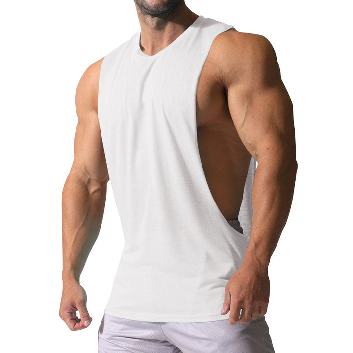 Herren Ärmelloses Sportshirt mit tiefem Rückenausschnitt und atmungsaktivem Material Echoarchiv