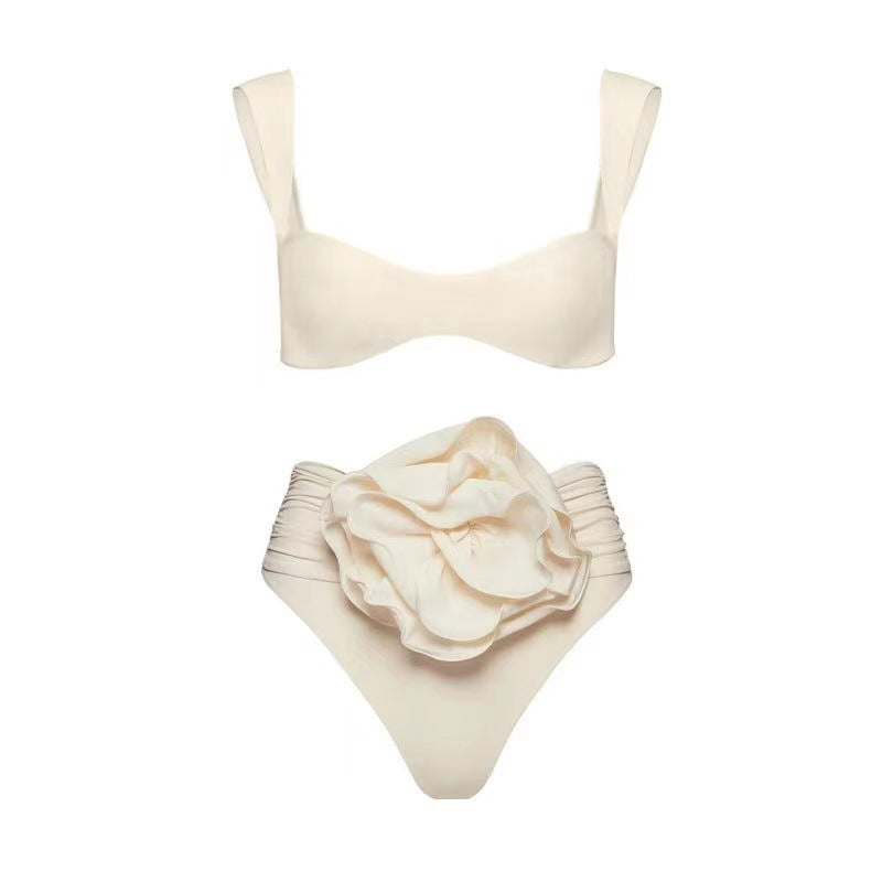 Damen Eleganter Bikiniverschnitt mit floralem Detail Echo Archiv