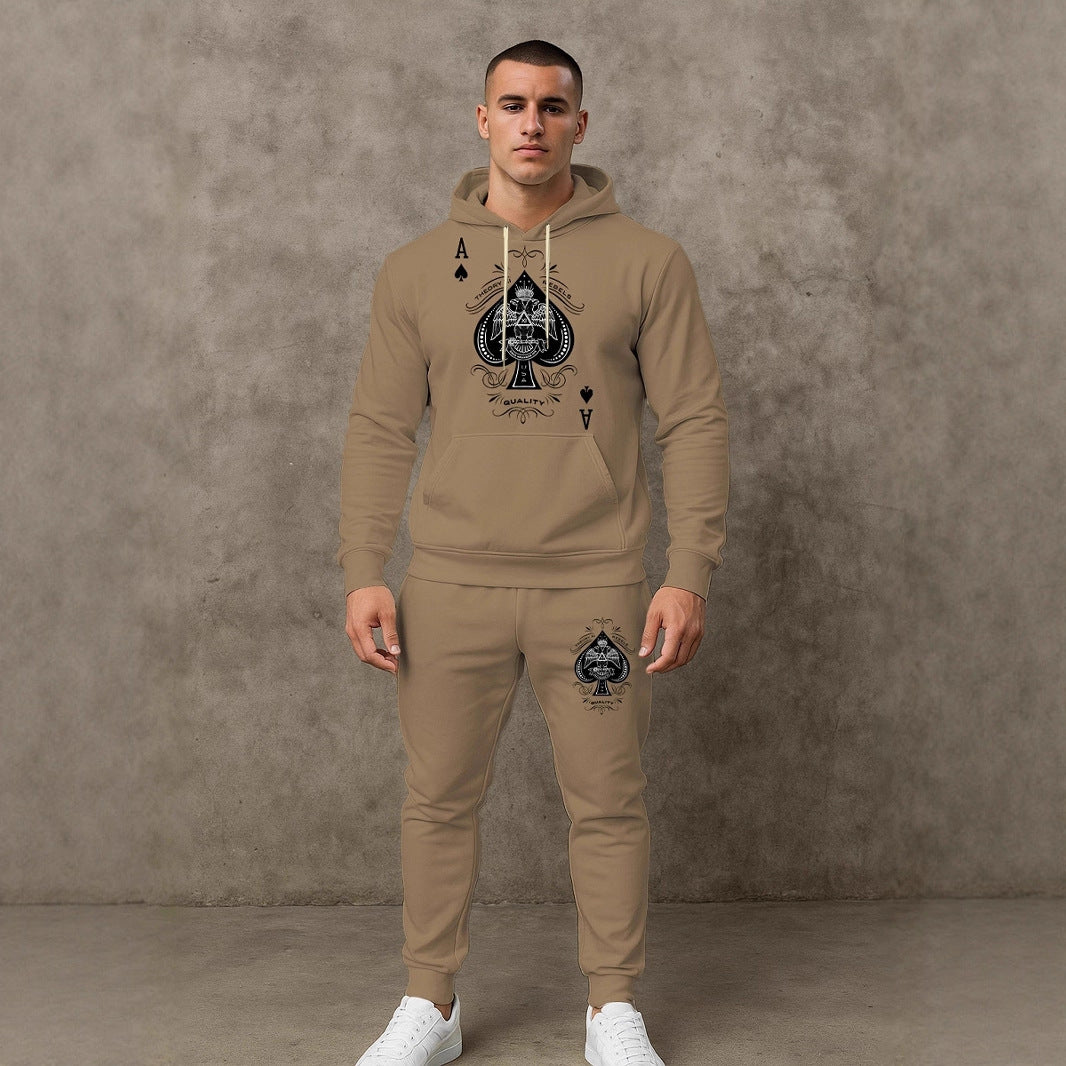 Herren Sportlicher Hoodie mit grafischem Design Echoarchiv