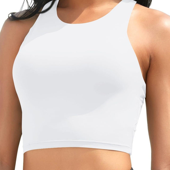 Damen Sportliches Crop-Top Echo Archiv