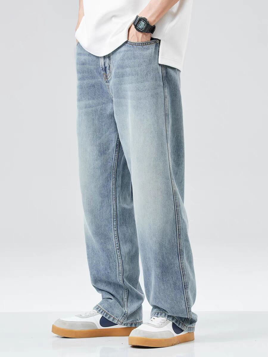 Herren Weitgeschnittene Jeans mit hohem Bund Echo Archiv