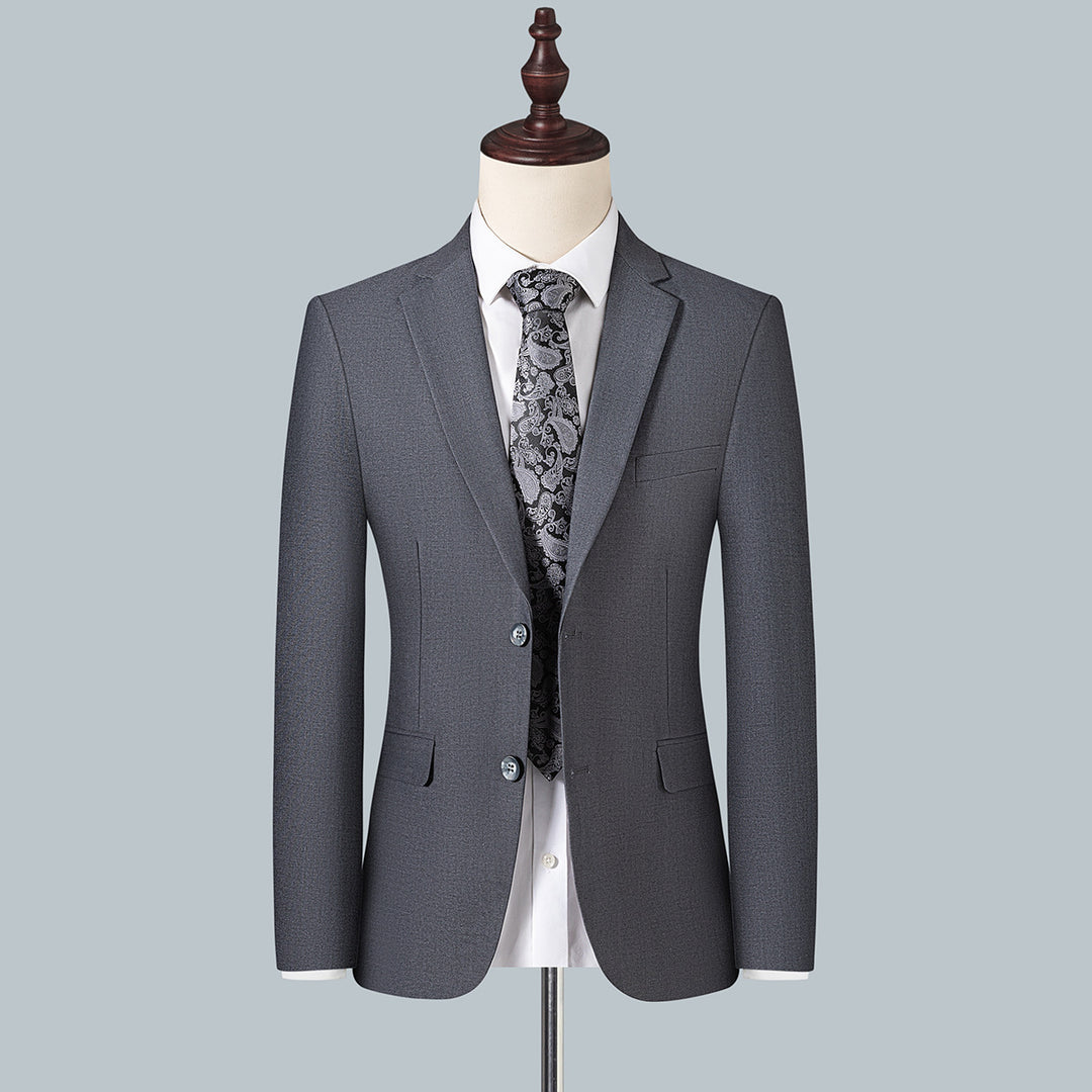 Herren Schmal geschnittenes City-Sakko mit minimalistischem Revers und eleganten Pattentaschen – Tianoro