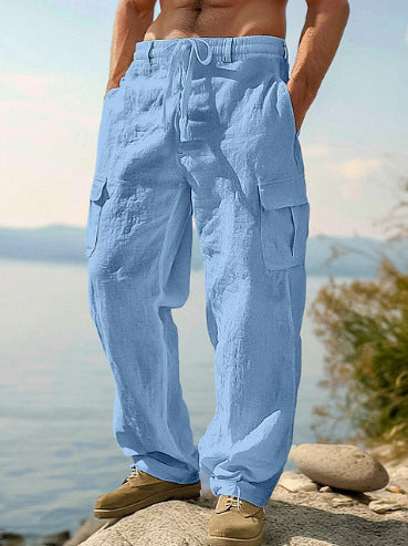 Herren Cargo-Hose mit elastischem Bund und praktischen Seitentaschen Echoarchiv