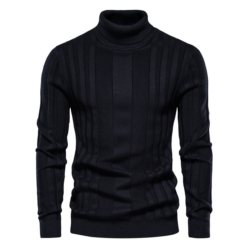 Herren Stehkragen Pullover Echoarchiv