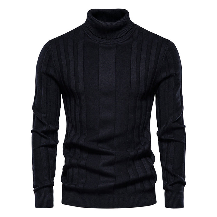 Herren Stehkragen Pullover Echoarchiv