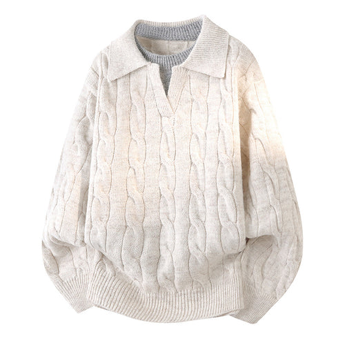 Damen Übergroßer Strickpullover Echo Archiv