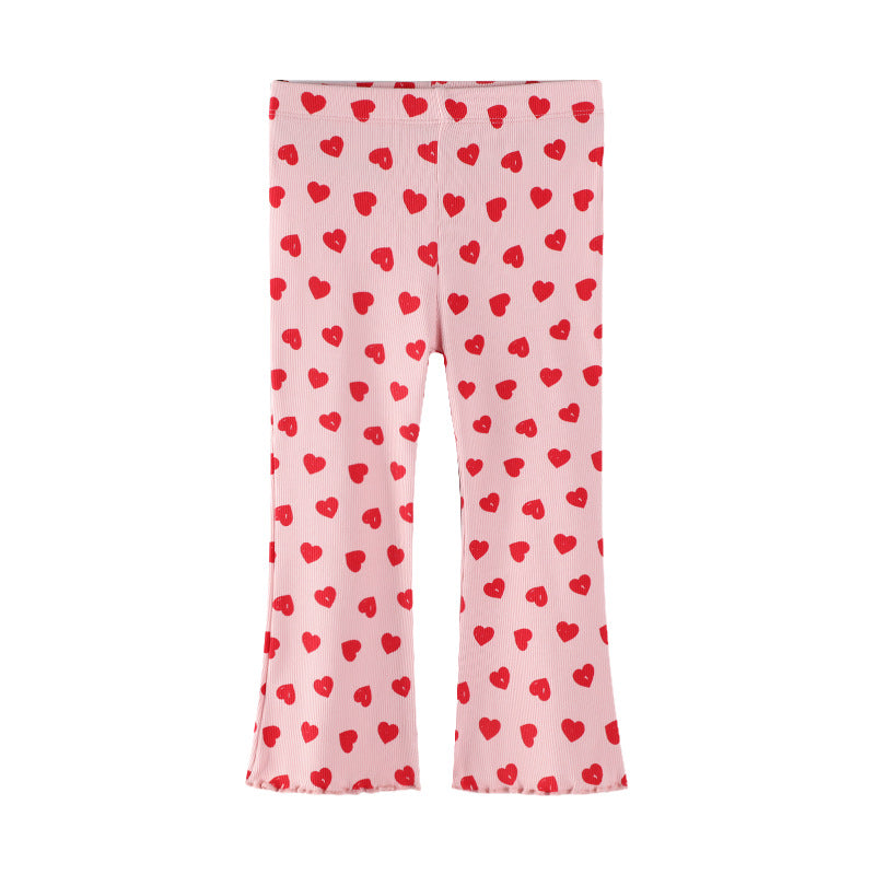 Mädchen Schlagleggings mit fröhlichem Herz-Design Echo Archiv