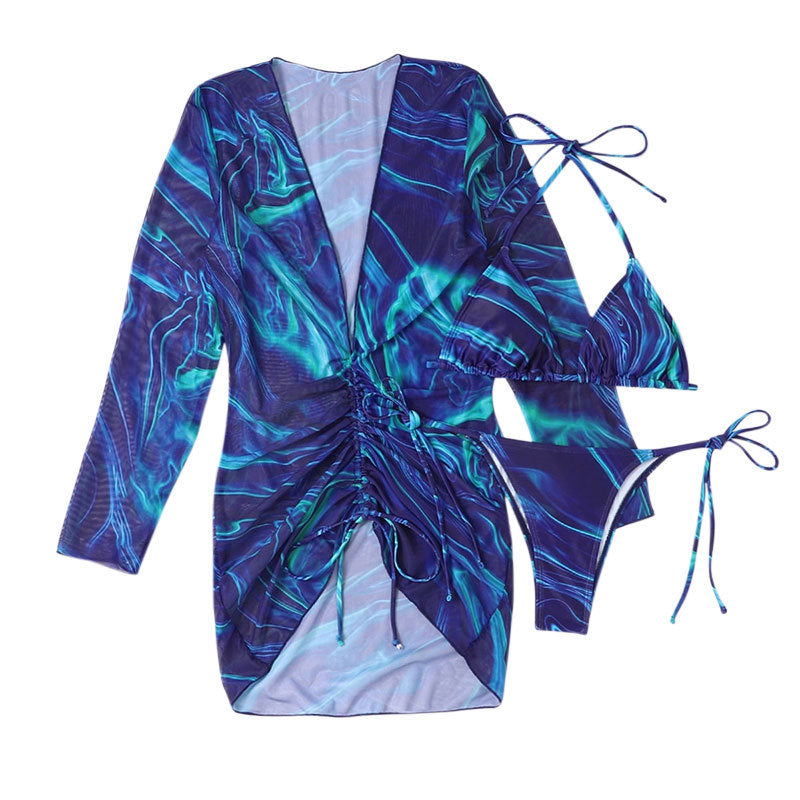 Damen Strandkleid mit modischen Cut-Outs Echo Archiv