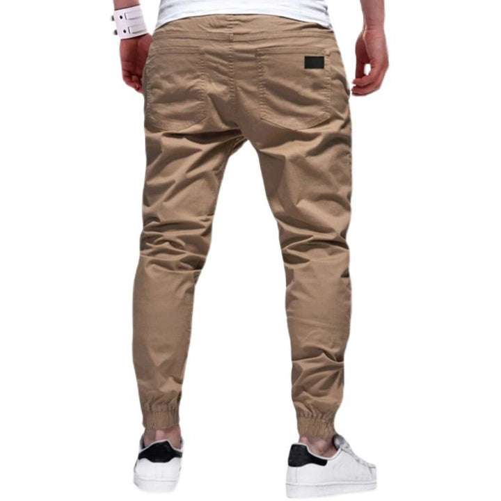 Herren elegante Freizeithosen mit verstellbarem Bund und seitlichen Taschen Echoarchiv